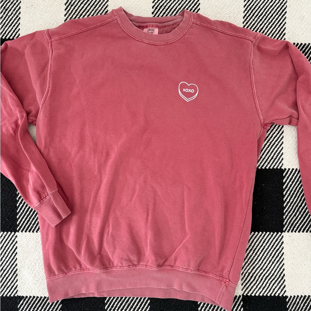 Pink Heart XOXO Sweatshirt